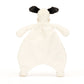 Bashful Black & Cream Puppy Comforter