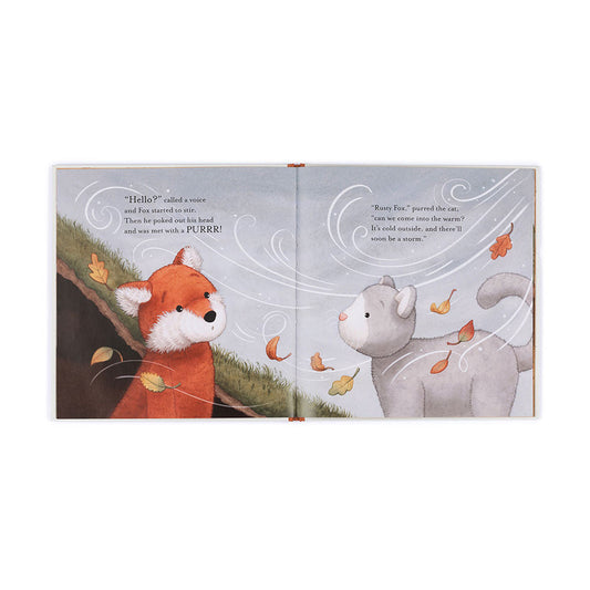 Warm In The Storm Book And Bashful Fox Cub Medium